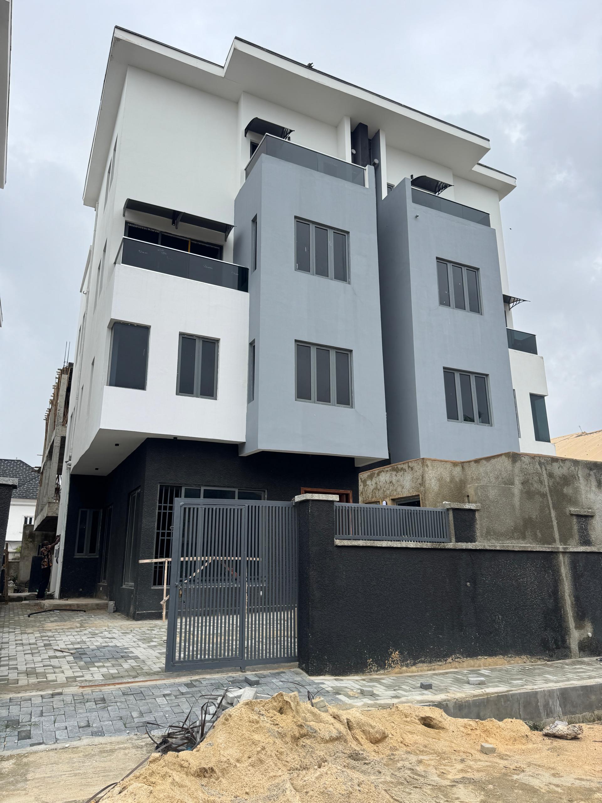 5-Bedroom Semi-Detached Duplex at Ilasan (Tooftop Terrace with Panoramic view of ATLANTIC ocean and coastal road)