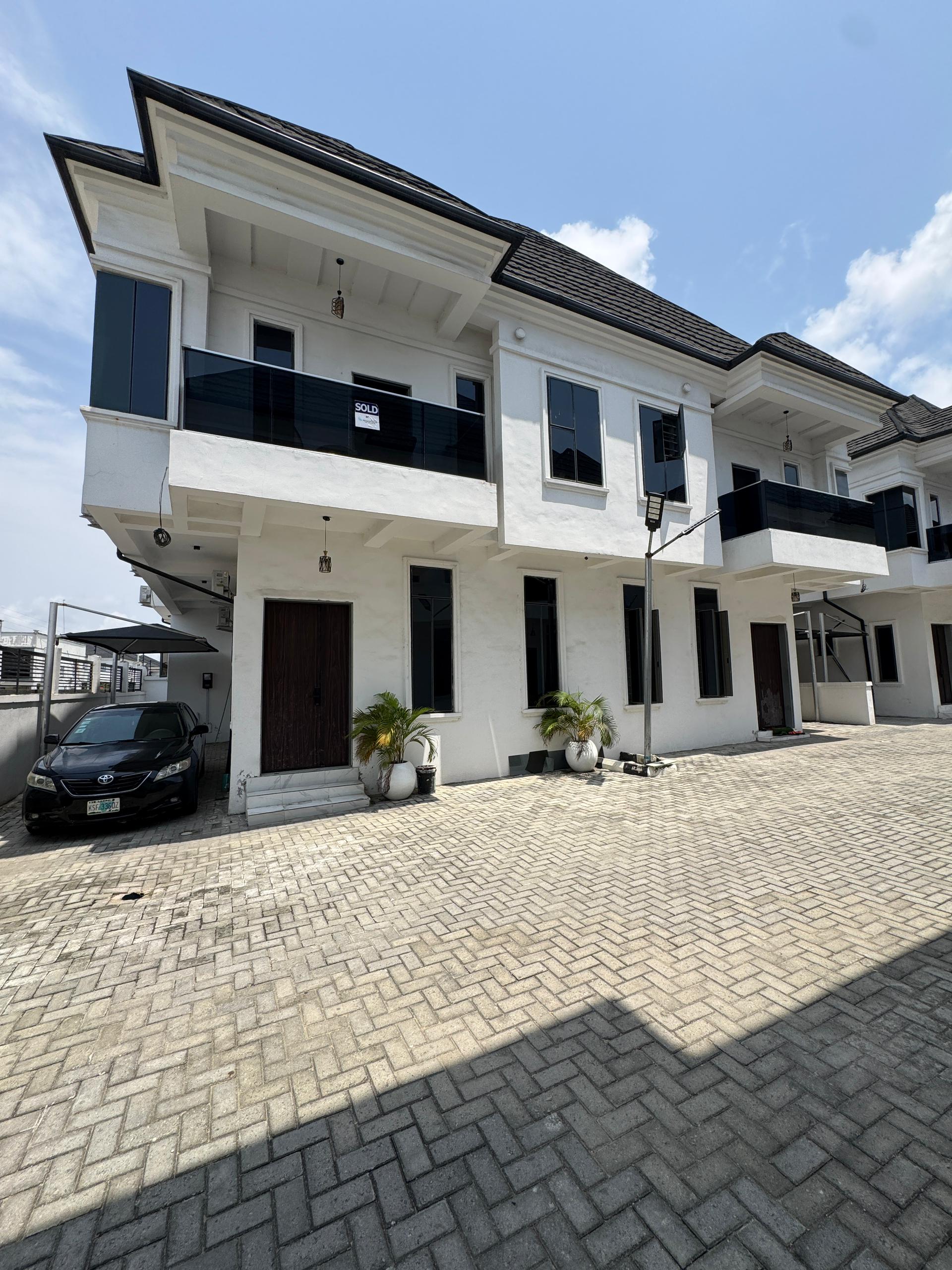 Serviced and Spacious 4 Bedroom semi detached Duplex with BQ