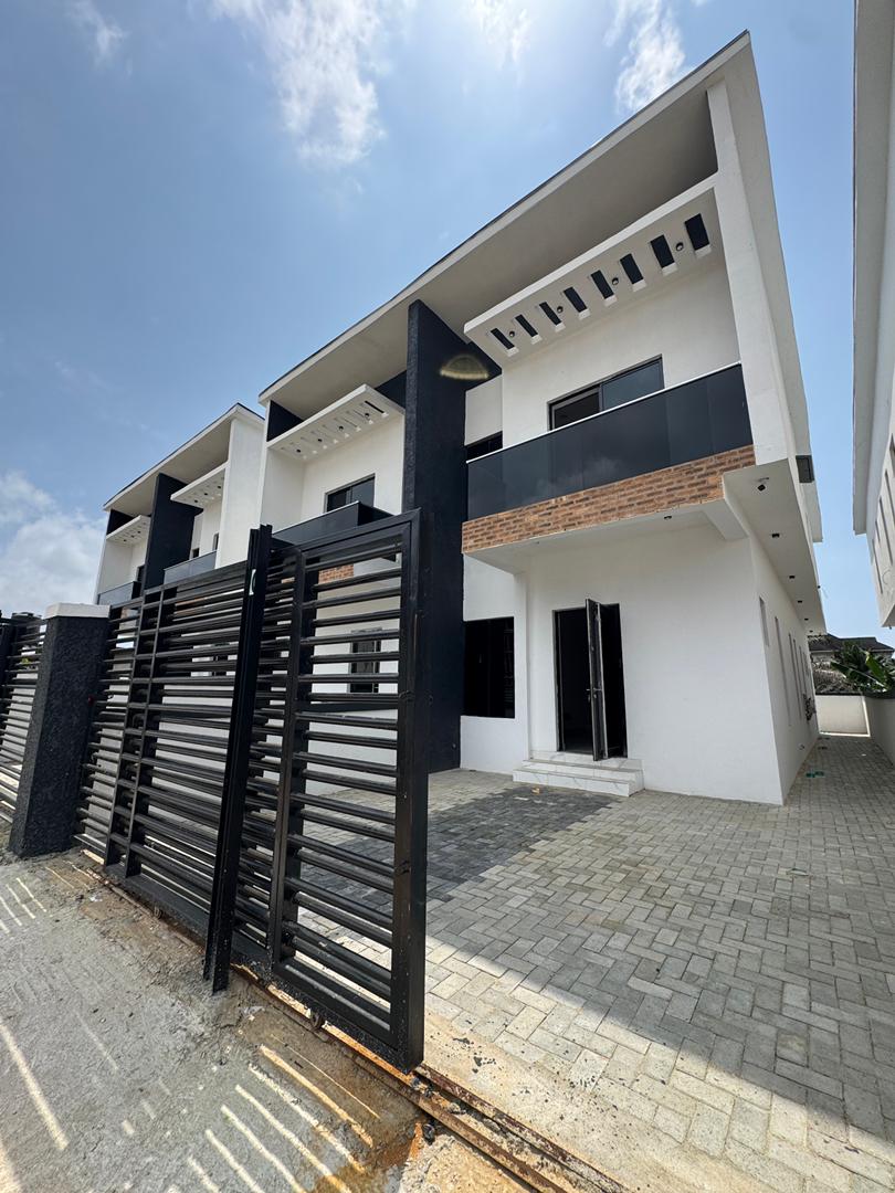 BRAND NEW 4  BEDROOM SEMI-DETACHED DUPLEX WITH A BQ   FOR SALE