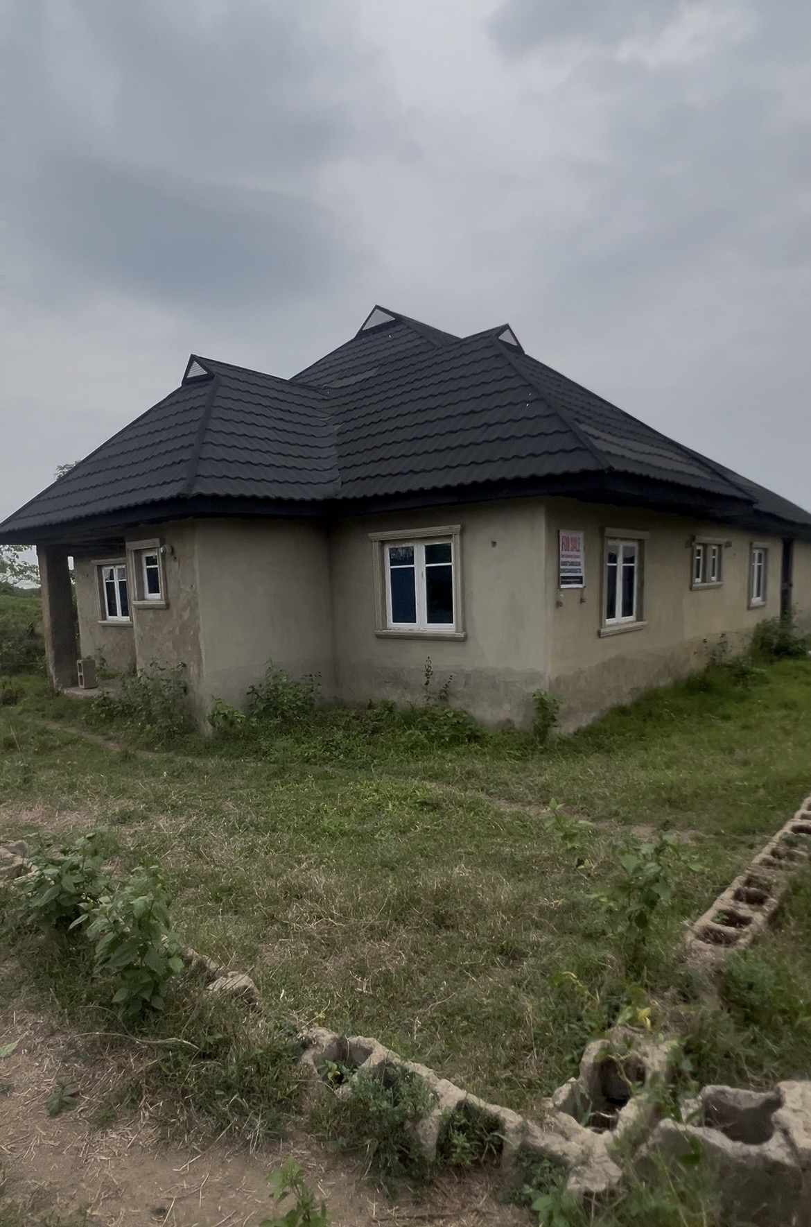 3-BEDROOM with ROOM AND PARLOUR SELF CONTAINED on a Plot of Land.